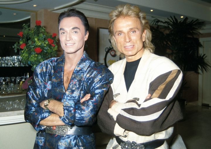 Siegfried & Roy during their residency at The Mirage in Las Vegas