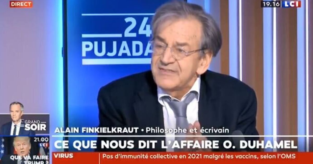 Alain Finkielkraut trahit son rôle d'intellectuel dans sa ...