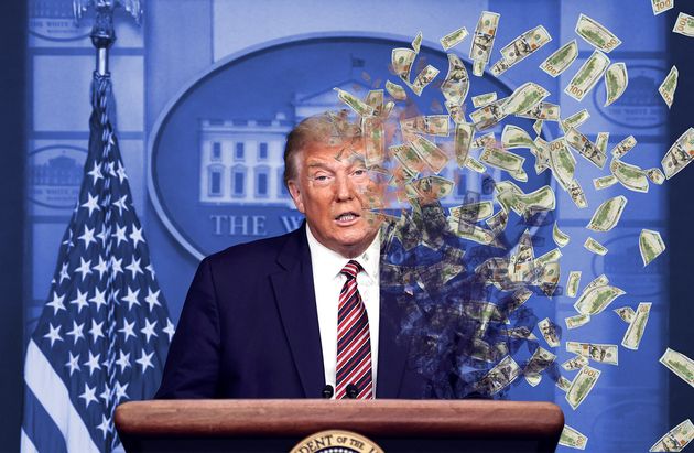 The last days of Donald Trump's mandate will cost him a fortune (illustration ...