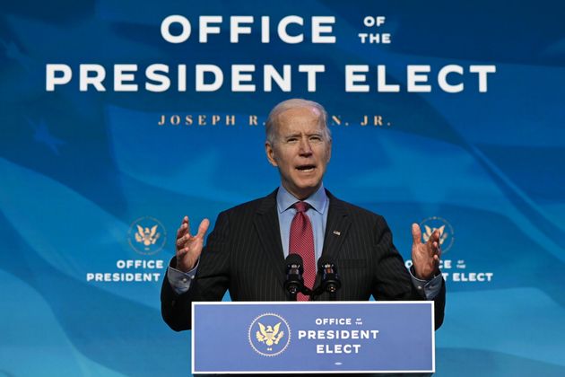 Joe Biden, ici au Queen Theatre de Wilmington, dans le Delaware, le 8 janvier 2021.