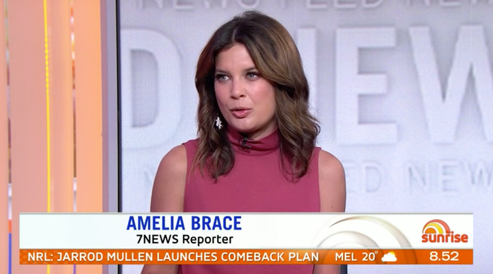 Channel 7 news reporter Amelia Brace said she disagreed with Trump being digitally removed from the 1992 ‘Home Alone 2’ film.