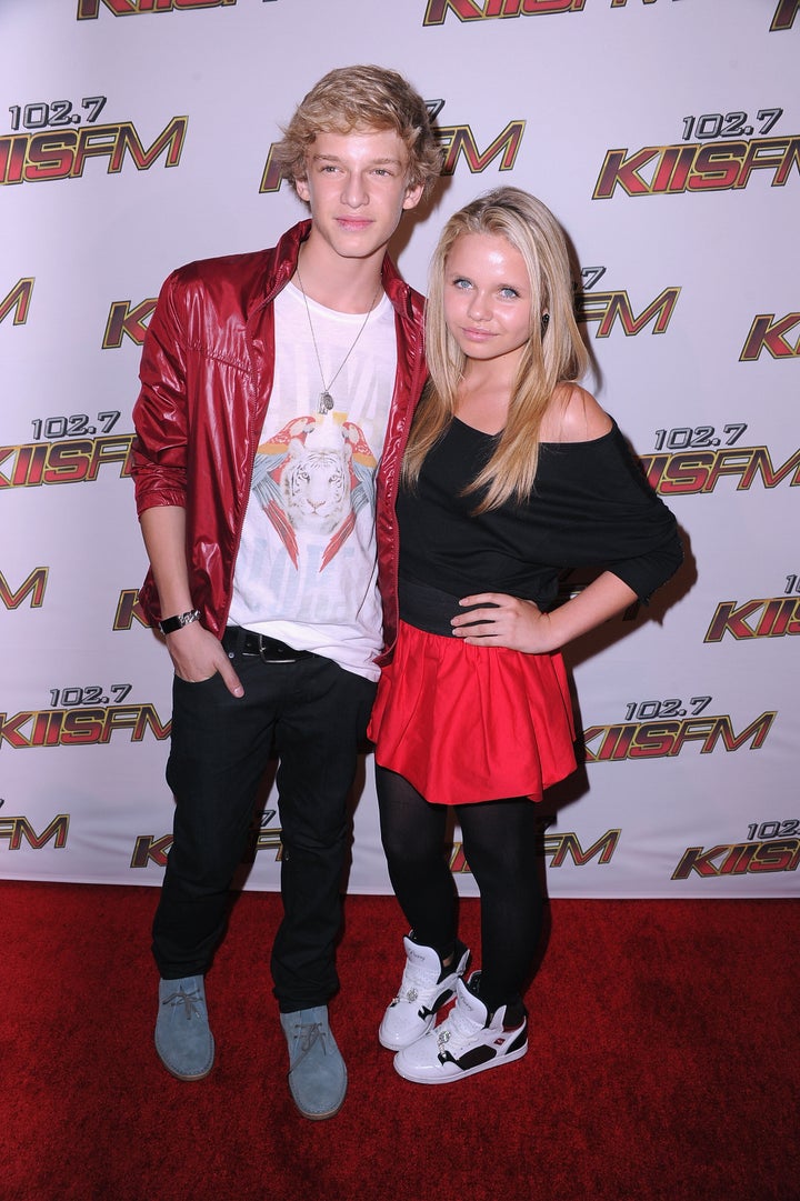 Cody Simpson and Alli Simpson pictured in LA in 2011. 