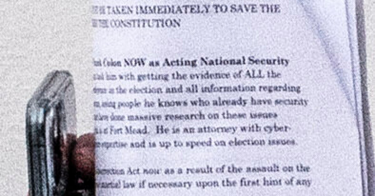 Washington Post Photographer Catches My Pillow CEO's Notes On Martial