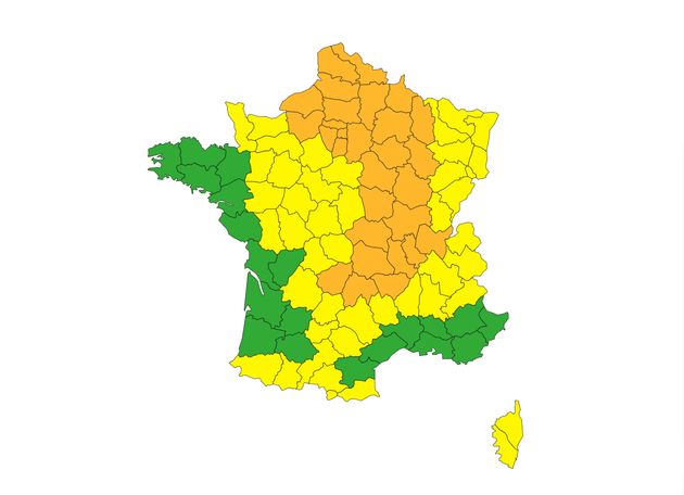 Carte Météo France du samedi 16 janvier à 10h