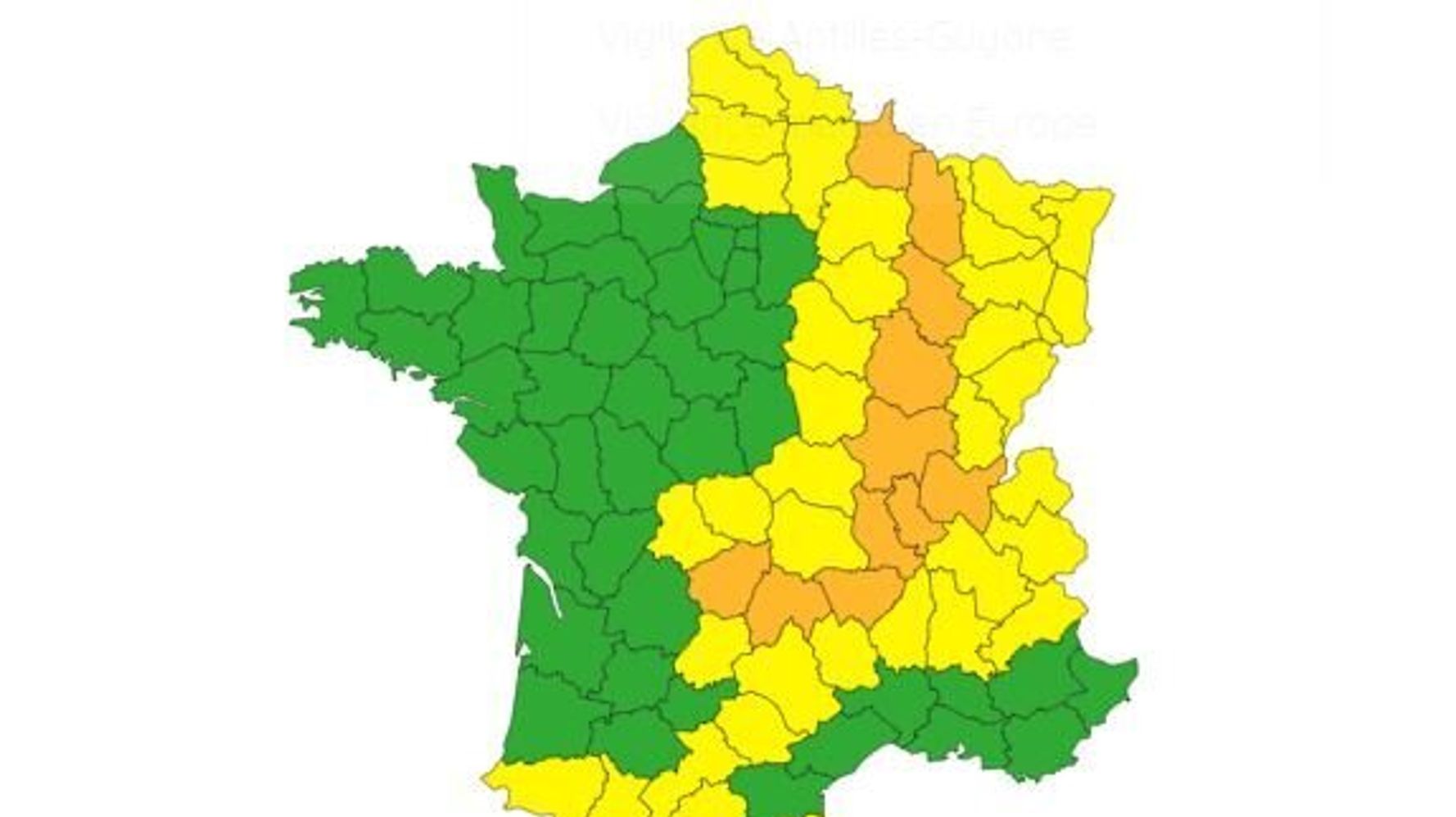 Meteo France Place 11 Departements En Alerte Orange Neige Verglas Le Huffpost