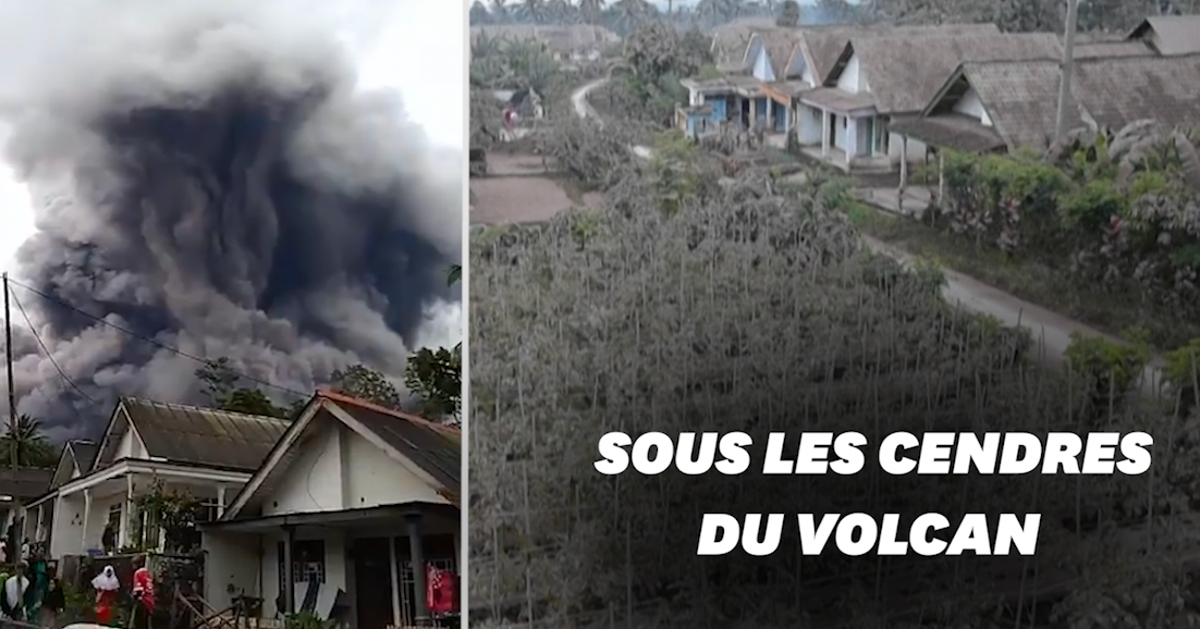 En Indon sie l impressionnante ruption du volcan Semeru   En Indon sie l impressionnante ruption du volcan Semeru
