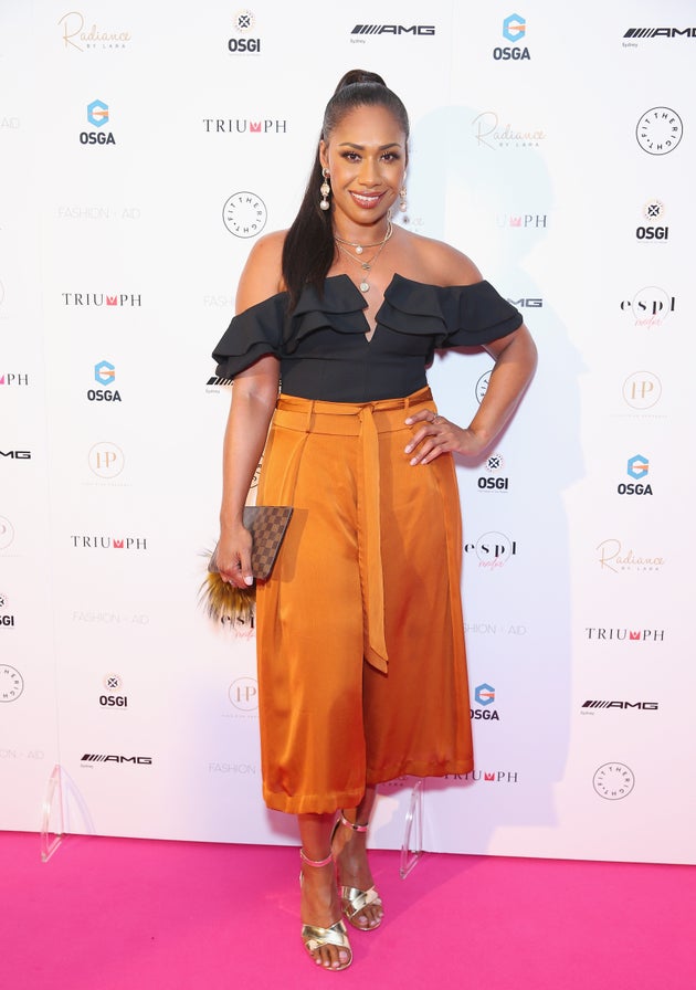 Paulini attends FASHION + AID 2018 Sydney on November 24, 2018 in Sydney, Australia.