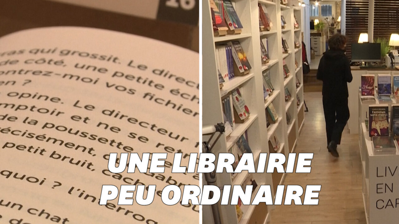 La "Librairie des grands caractères" ouvre à Paris pour les personnes malvoyantes