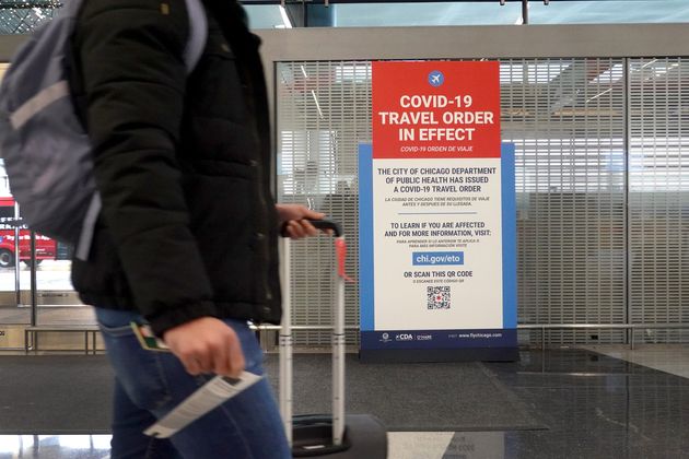 Un Américain s'est réfugié trois mois dans l'aéroport de Chicago par peur du Covid-19 (photo d'illustration prise à l'aéroport O’Hare, à Chicago le 24 novembre 2020)