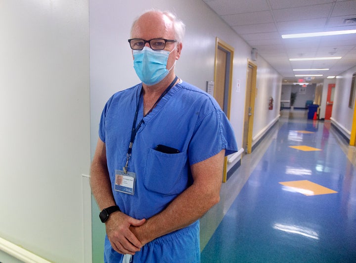 Dr. Stephen Beed, medical director of Nova Scotia's organ and tissue donation program, is seen at the Halifax Infirmary in Halifax on Jan. 14, 2021. Dr. Beed says the province's organ and tissue donation program is an "opportunity to transform a component of the health-care system."