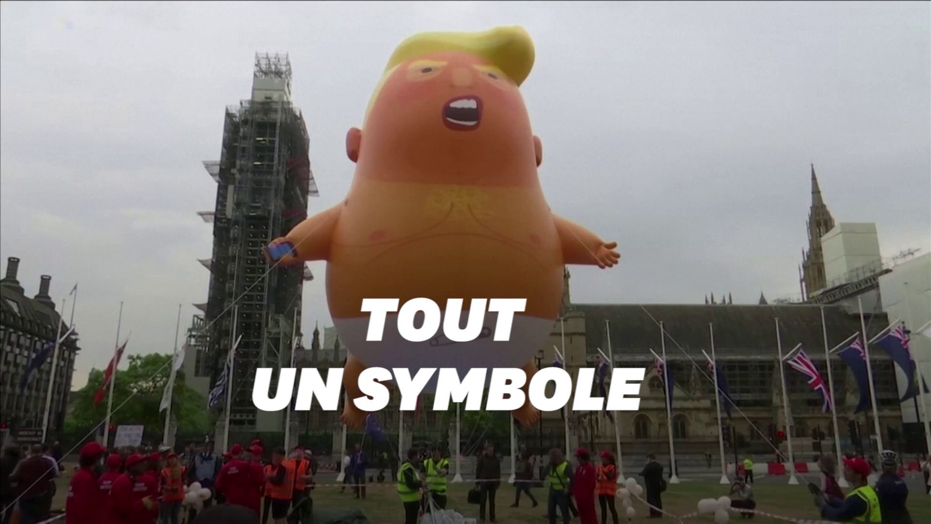 Le bébé géant gonflable à l'effigie de Trump va finir dans un musée