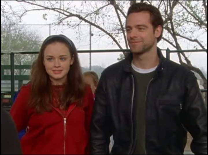 Alexis Bledel with David Sutcliffe in "Gilmore Girls."