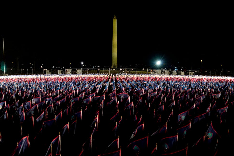 The Washington monument is closed to the public until Jan. 24 due to security threats around the inauguration.