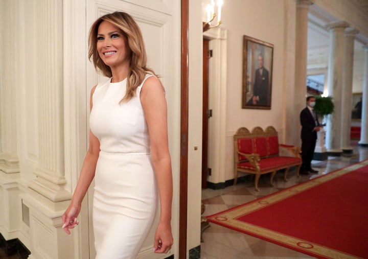 Outgoing U.S. first lady Melania Trump is being criticized for skipping the White House tradition of welcoming the incoming first lady into the home.