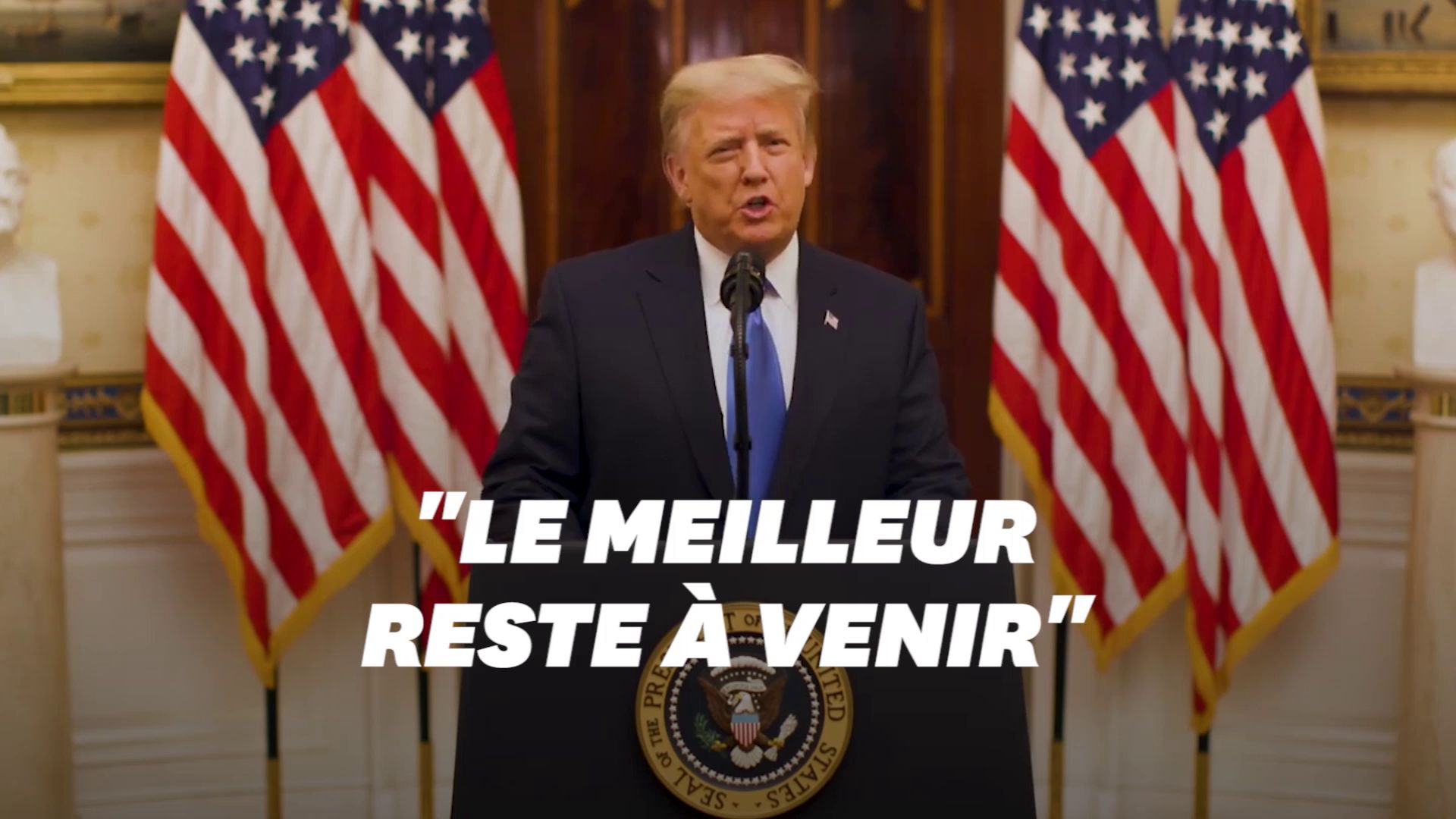 Les adieux de Donald Trump avant l'investiture de Joe Biden