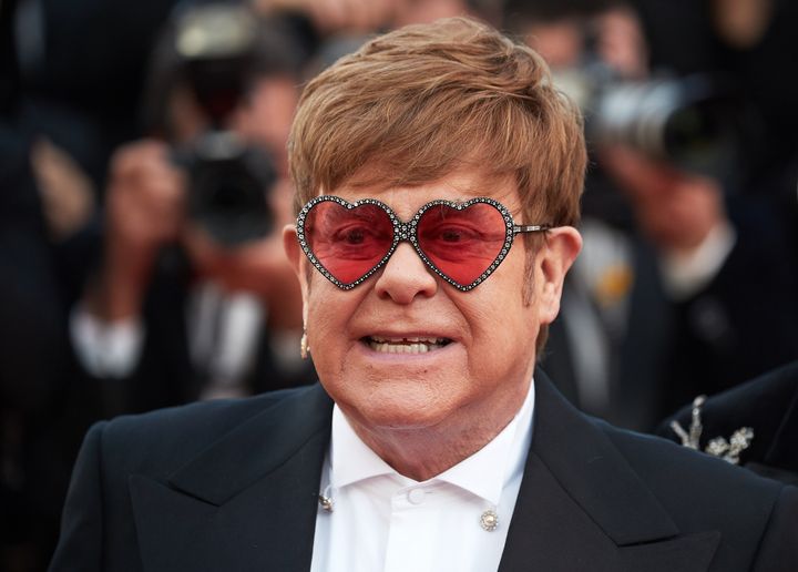 Sir Elton John is among more than 100 music stars who have hit out at the government 