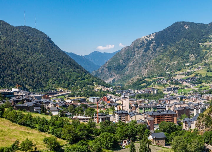 Encamp, una de las siete parroquias del Principado de Andorra.
