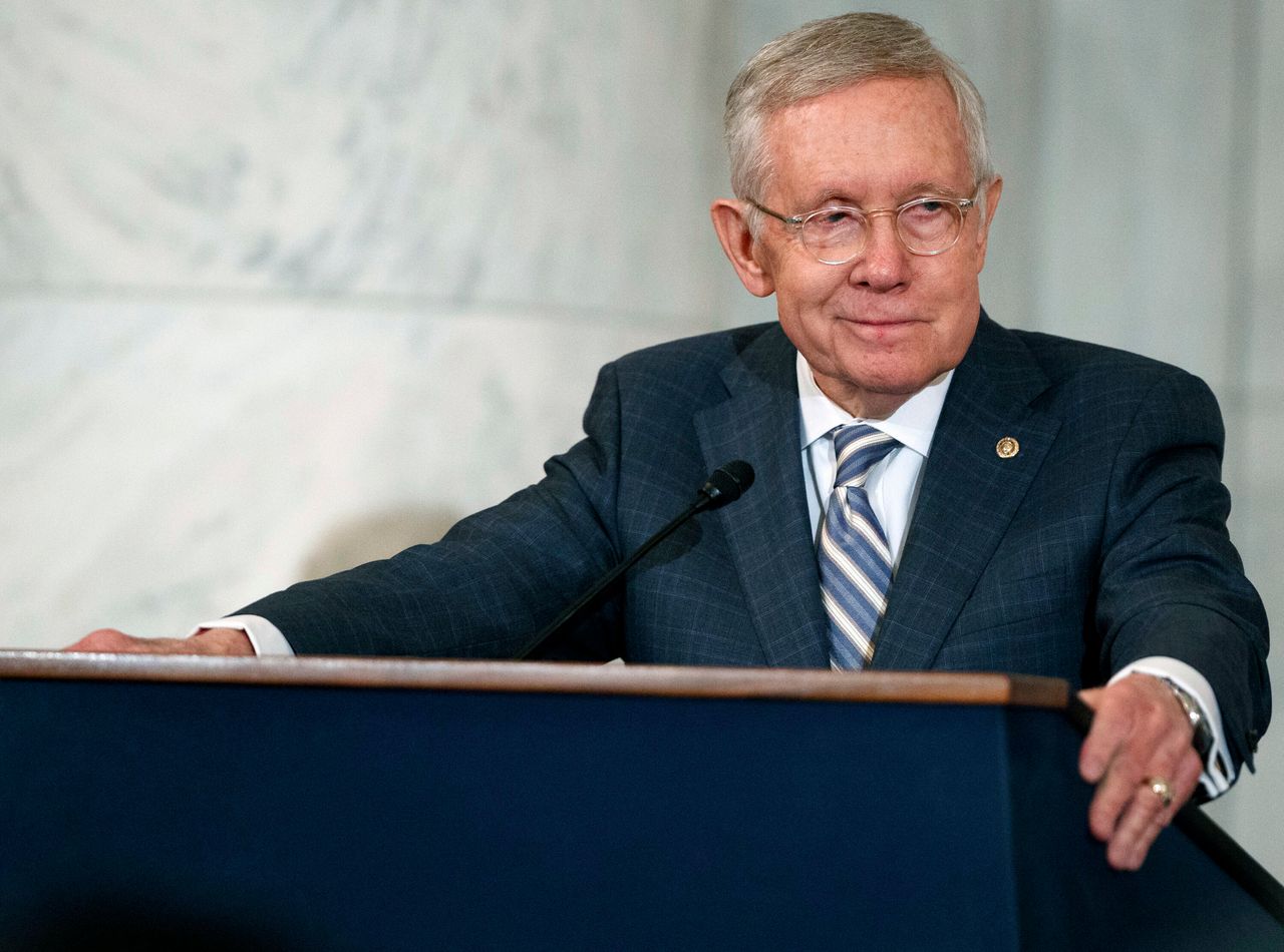 Former Senate Majority Leader Harry Reid (D-Nev.), pictured here in 2016, told HuffPost that Democrats should eventually move to end the filibuster. 
