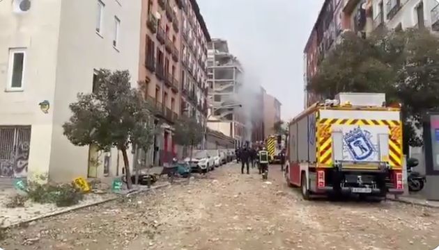 Imagen de la explosión en