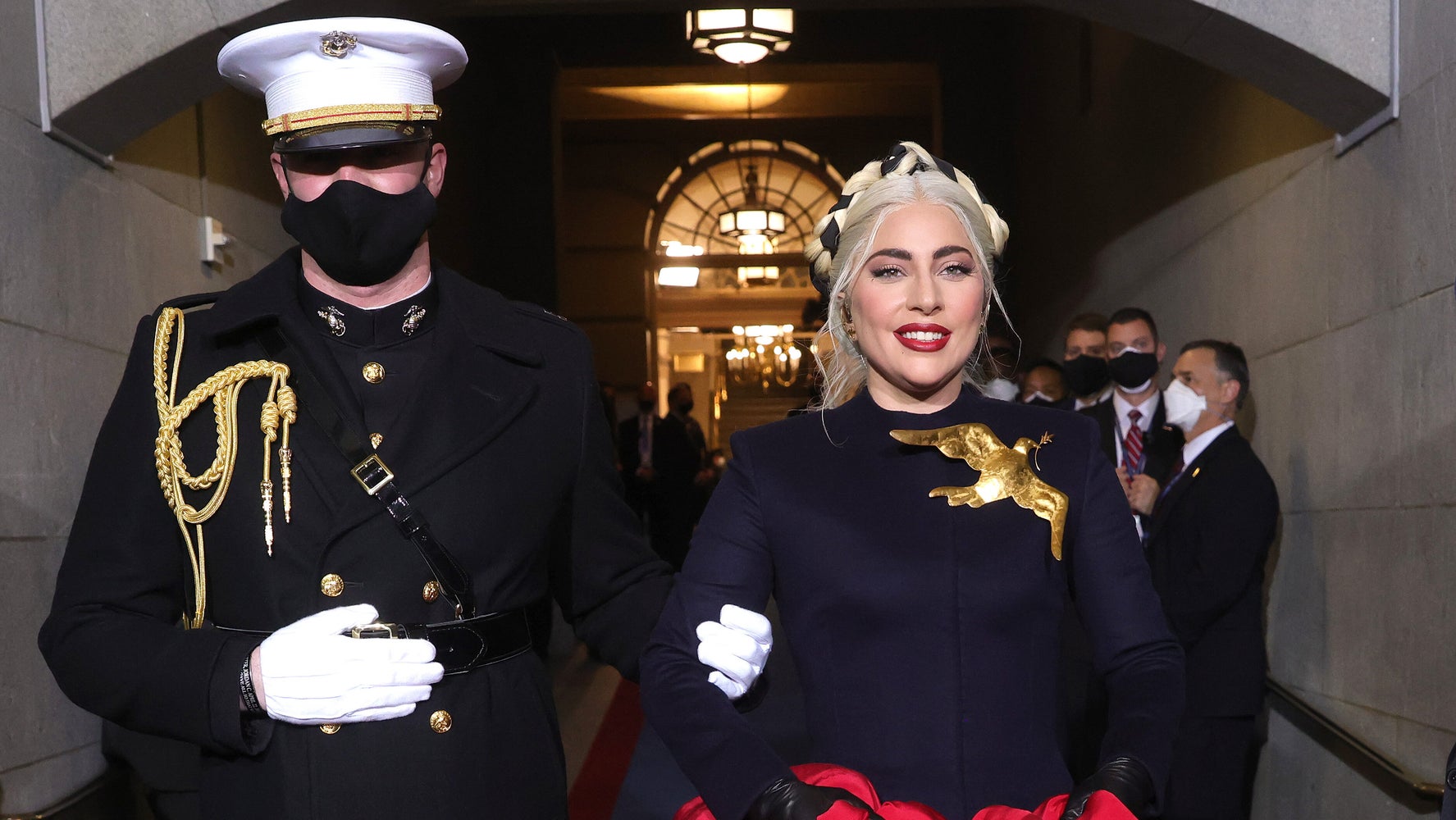 Lady Gaga Delivers Stunning Performance At Joe Biden's Inauguration Ceremony HuffPost