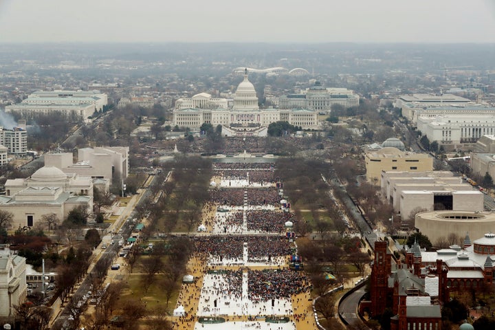 トランプ氏の就任式（2017年）