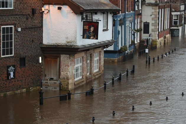 York flood waters are already high 