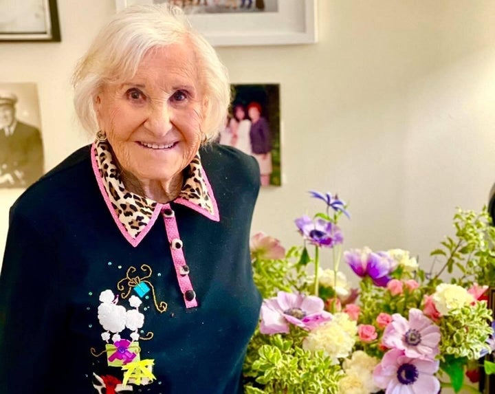 Ruth Schwartz, a 99-year-old resident at Atria Senior Living home in New York City, was excited to get the vaccine and said she had minimal side effects.