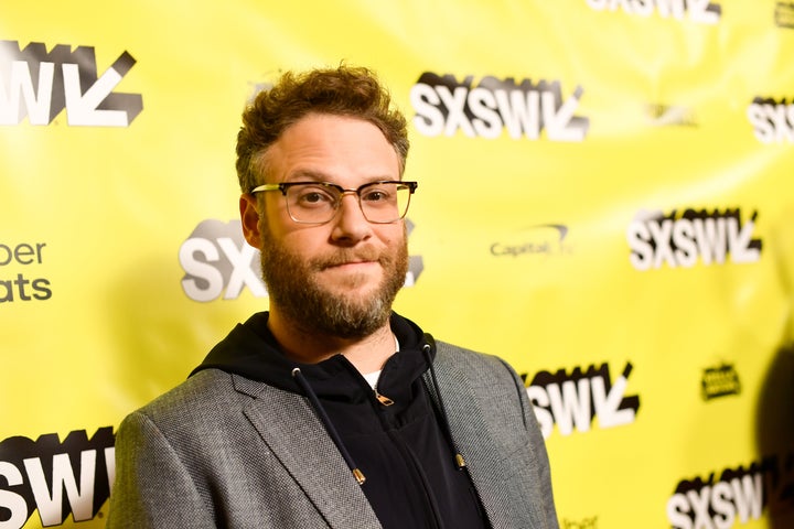 Seth Rogen, pictured here at SXSW in Austin, Texas on March 11, 2019, isn't too please with Texas senator Ted Cruz.