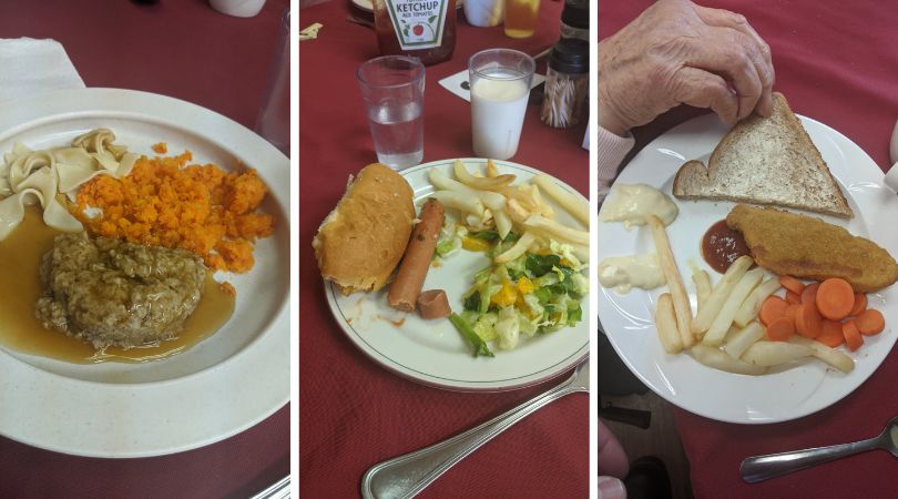 Meals at a Chartwell long-term care home in the Greater Toronto Area.