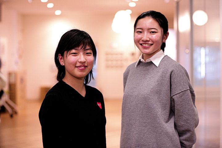 ユーグレナ社初代CFPの小澤杏子さん（右）と、2代目CFOの川﨑レナさん（左）