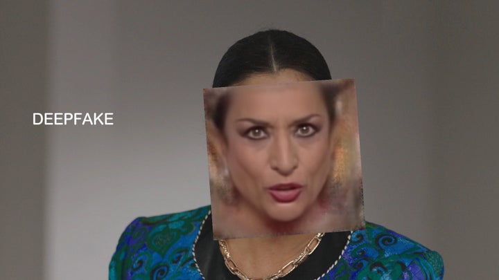 Parte del 'deepfake' de Lola Flores.