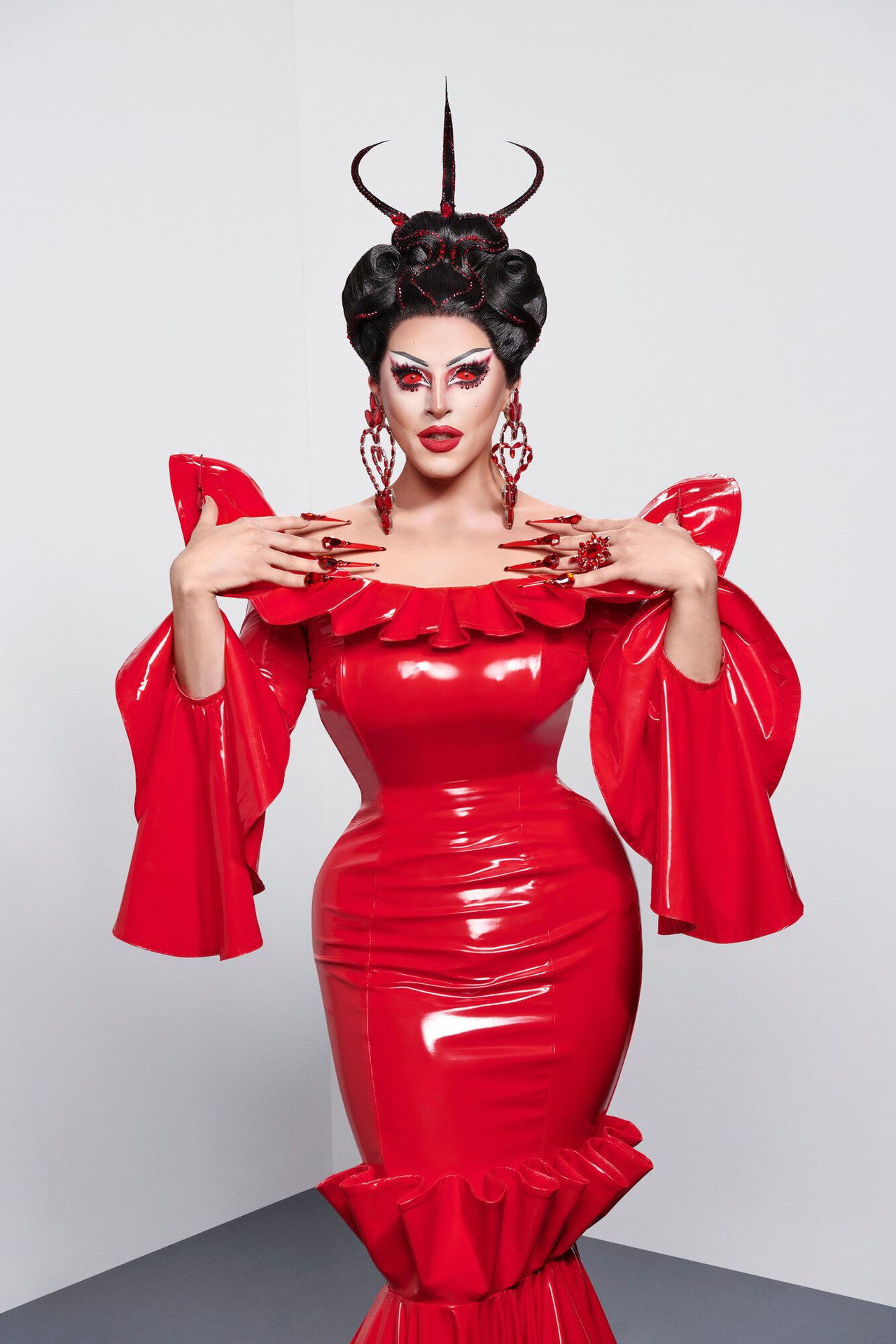 Cherry says her drag is more "dark" and "high-concept" away from Drag Race