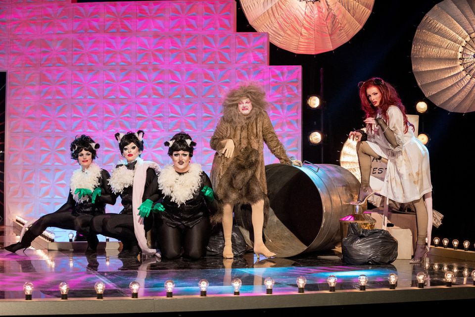 Cherry on stage for Rats: The Rusical.