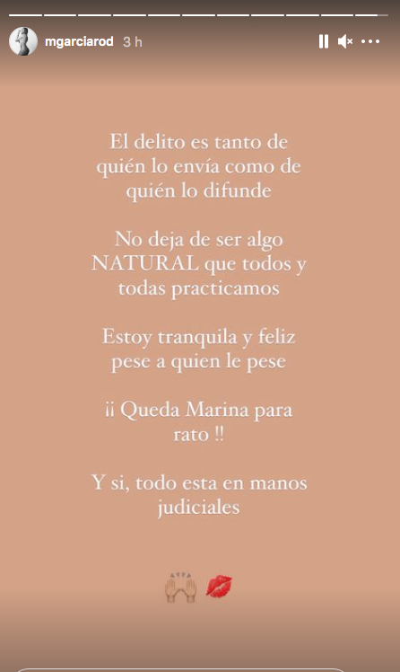 Instagram de Marina.