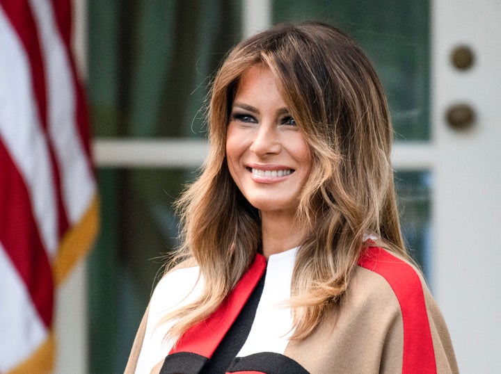 La exprimera dama de Estados Unidos Melania Trump.