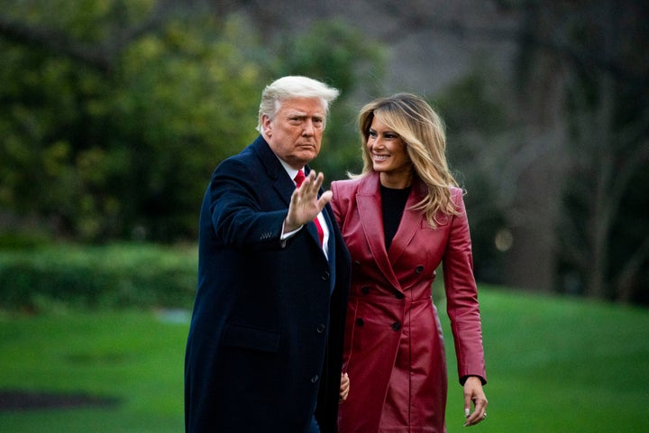 Melania y Donald Trump.