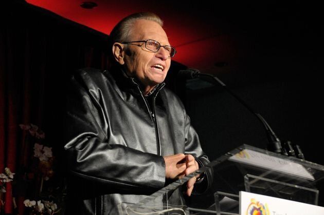 King speaks at the Heart & Soul: An Evening of High Comedy and Low Cholesterol benefit for the Larry King Cardiac Foundation on Nov. 7, 2009, in West Hollywood, California.