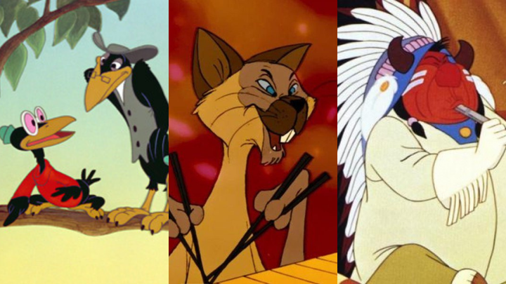 Personajes considerados racistas en 'Dumbo', 'Los aristogatos' y 'Peter Pan'.