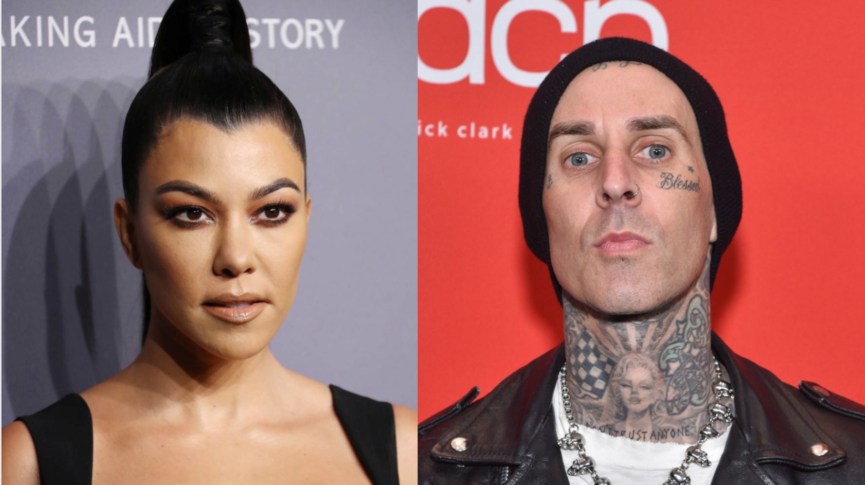 Kourtney Kardashian Reportedly Dating Blink-182 Drummer Travis Barker ...