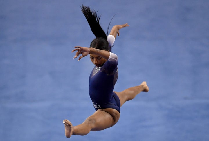 UCLA Gymnast Nia Dennis' Viral Floor Routine Was An Ode To Black