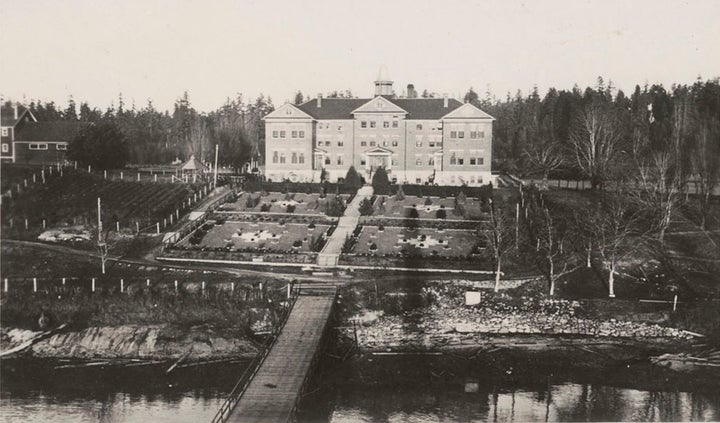 The Kuper Island Indian Residential School is seen on Penelakut Island, B.C. in an archive photo dated June 19, 1941. 