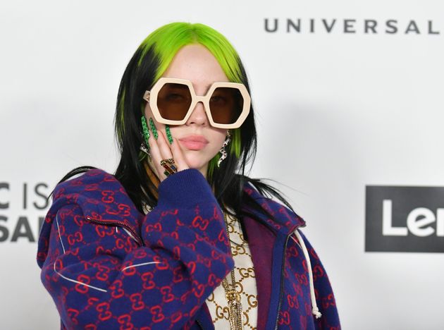 Billie Eilish at a Grammys after party in January 2020