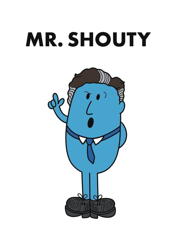 Piers Morgan's Mr Men character