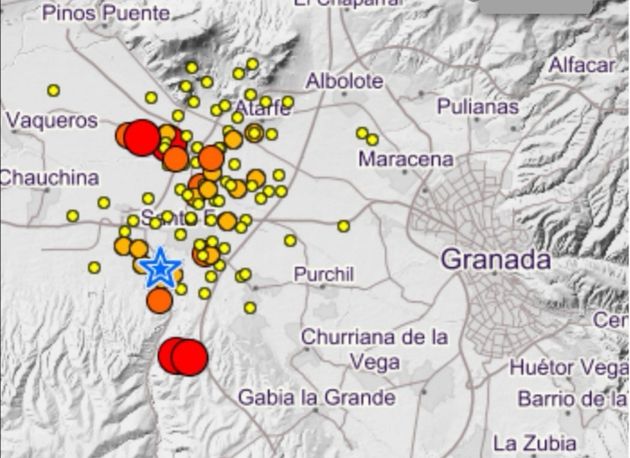 Cerca De 40 De Terremotos Seguidos De Hasta 4 3 Grados Hacen Temblar Otra Vez Granada El Huffpost