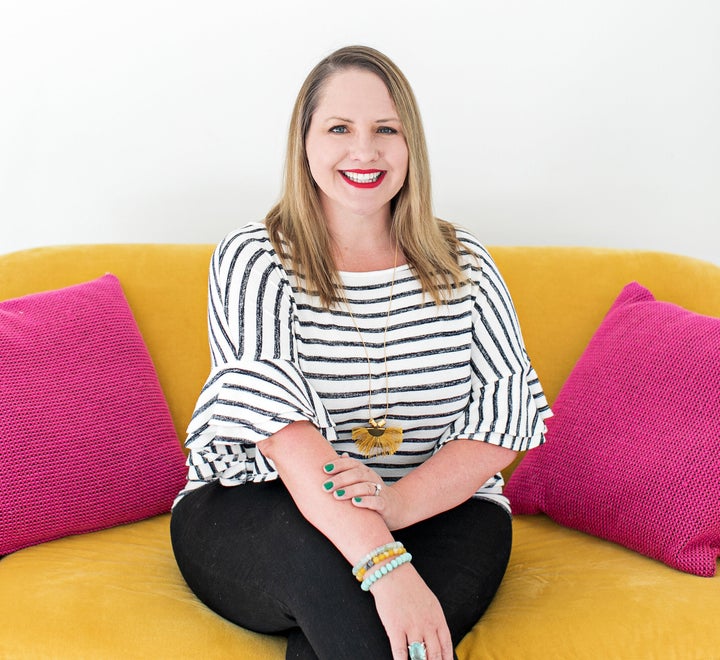 The author in photographer Heidi Harris' studio, Atlanta, 2019.