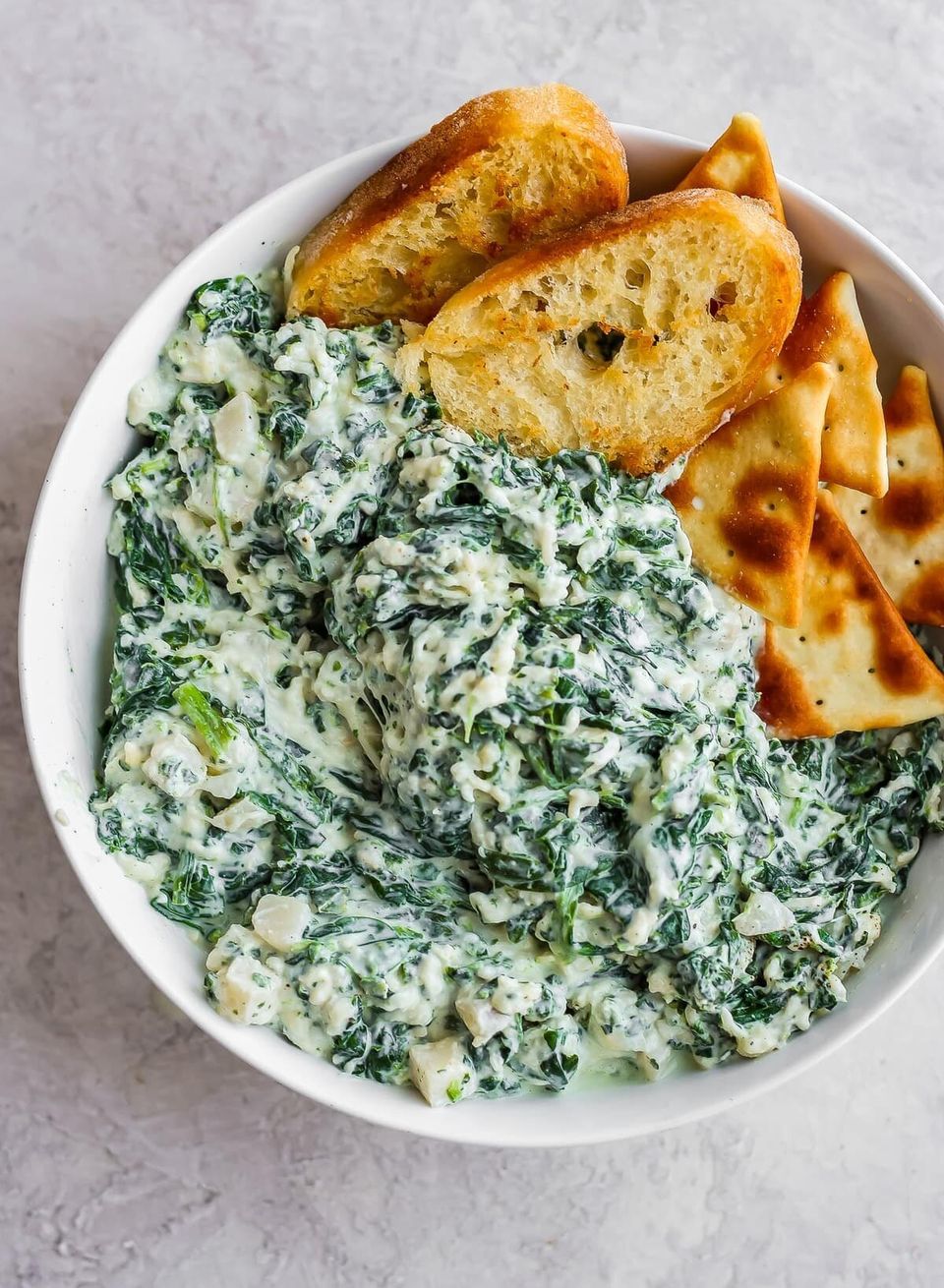 Crockpot Spinach Dip {Healthy Spinach Dip} - The Cookie Rookie (VIDEO)