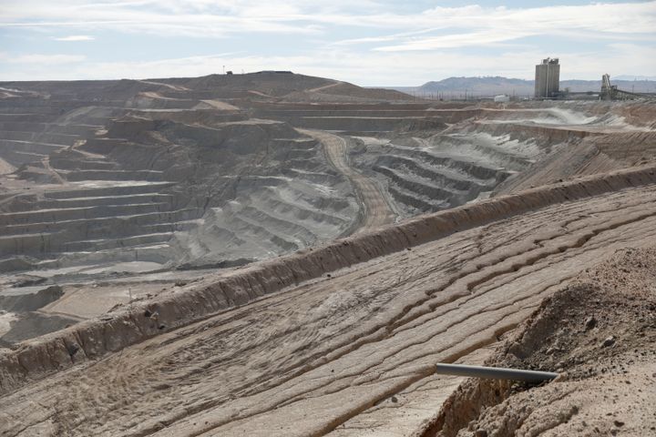 The Rio Tinto borates mine in Boron, California.