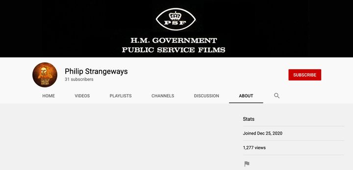 As of Wednesday, Philip Strangeways had 31 subscribers. 