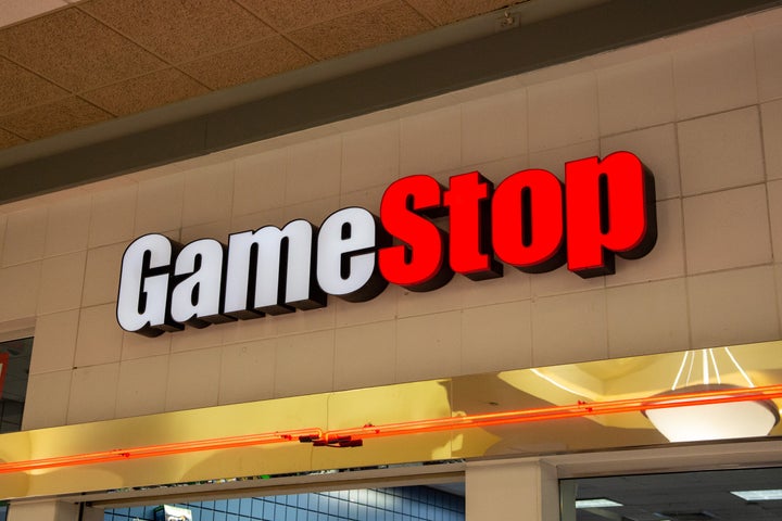 A sign outside of GameStop location in the United States. 