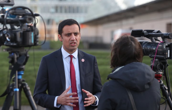 Anas Sarwar, favourite to win the Scottish Labour leadership contest 